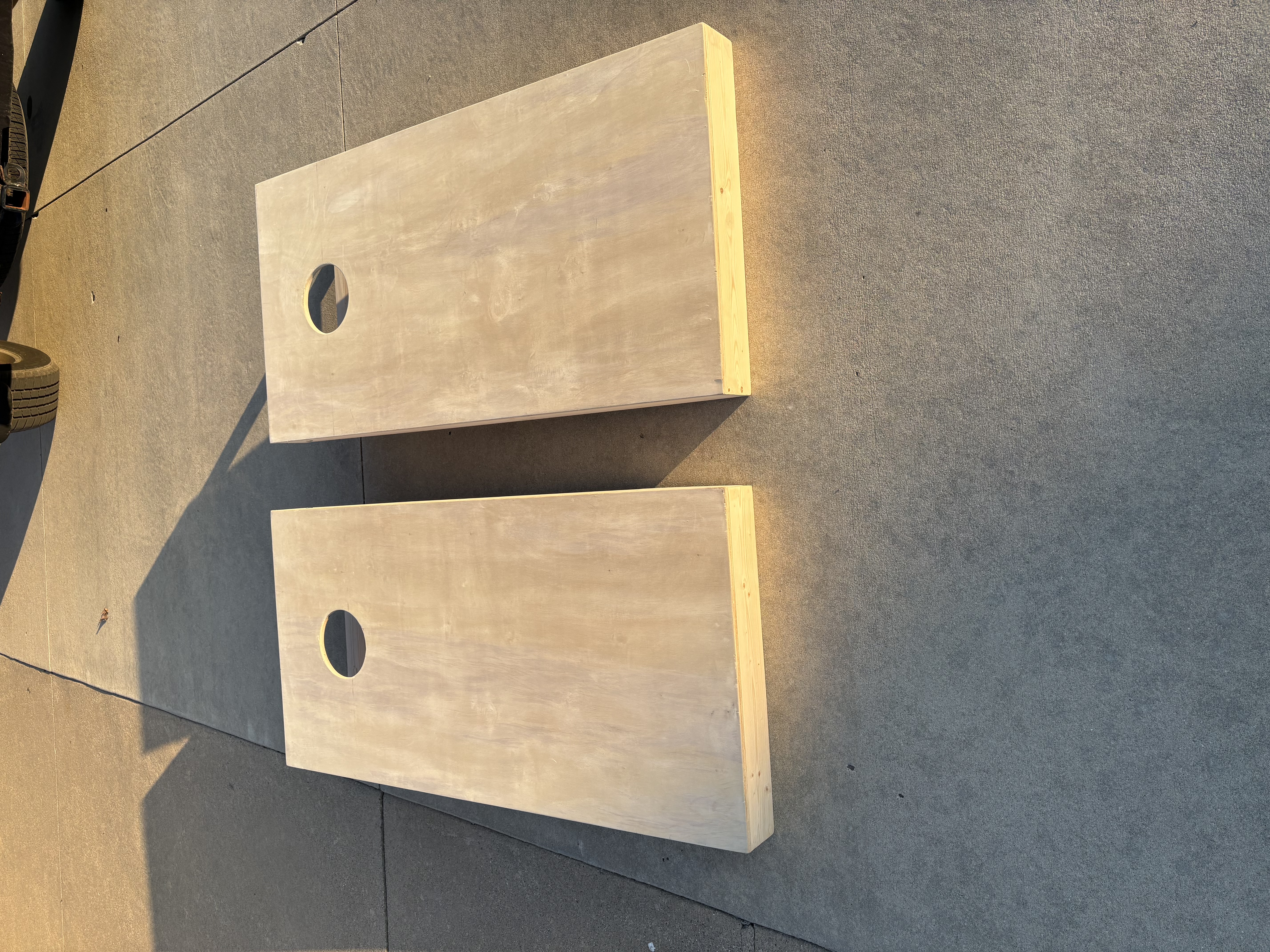 Custom cornhole board by Boards by Brown